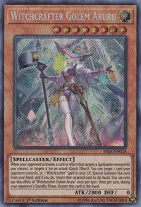 Witchcrafter Golem Aruru [RIRA-EN028] Secret Rare | Galaxy Games LLC