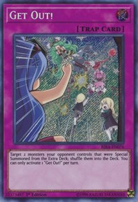 Get Out! [RIRA-EN076] Secret Rare | Galaxy Games LLC