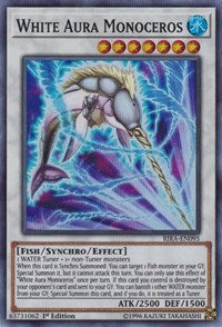 White Aura Monoceros [RIRA-EN095] Super Rare | Galaxy Games LLC