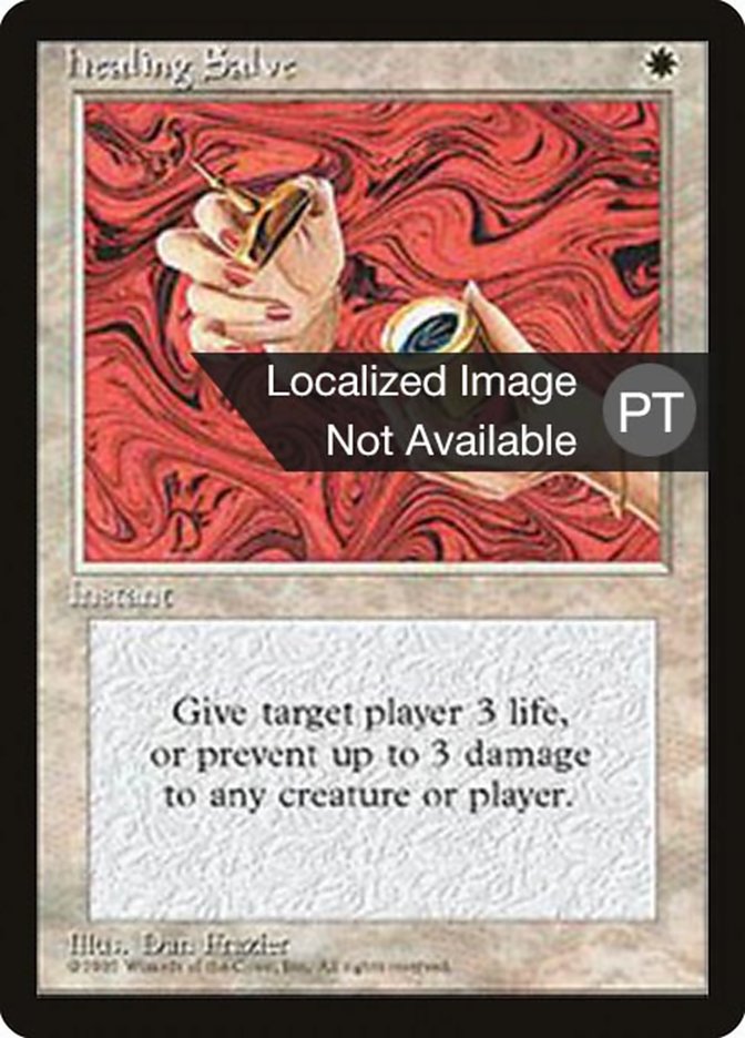 Healing Salve [Fourth Edition (Foreign Black Border)] | Galaxy Games LLC