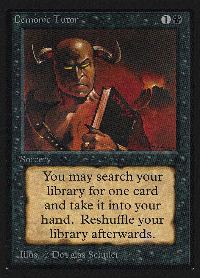 Demonic Tutor [Collectors' Edition] | Galaxy Games LLC