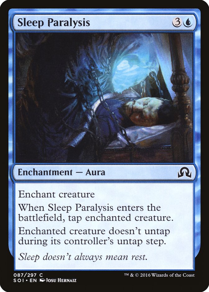 Sleep Paralysis [Shadows over Innistrad] | Galaxy Games LLC
