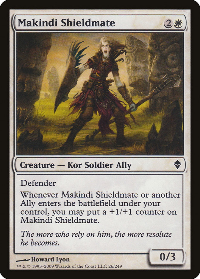 Makindi Shieldmate [Zendikar] | Galaxy Games LLC