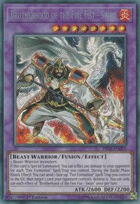 Brotherhood of the Fire Fist - Swan [FIGA-EN015] Secret Rare | Galaxy Games LLC