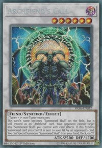 Archfiend's Call [FIGA-EN032] Secret Rare | Galaxy Games LLC