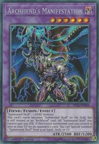 Archfiend's Manifestation [FIGA-EN034] Secret Rare | Galaxy Games LLC