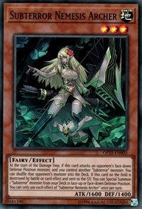 Subterror Nemesis Archer [OP11-EN005] Super Rare | Galaxy Games LLC