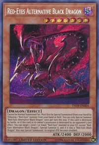 Red-Eyes Alternative Black Dragon [TN19-EN005] Prismatic Secret Rare | Galaxy Games LLC