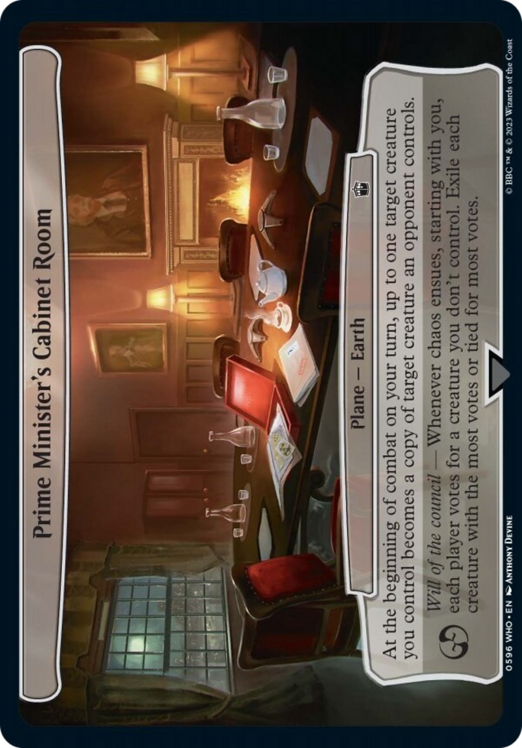 Prime Minister's Cabinet Room [Planechase] | Galaxy Games LLC