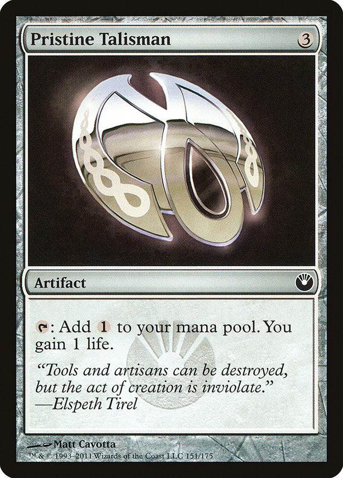 Pristine Talisman (Game Day) [New Phyrexia Promos] | Galaxy Games LLC