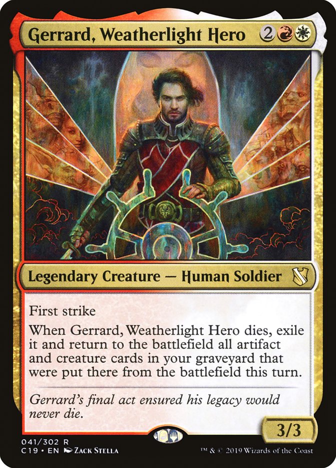 Gerrard, Weatherlight Hero [Commander 2019] | Galaxy Games LLC