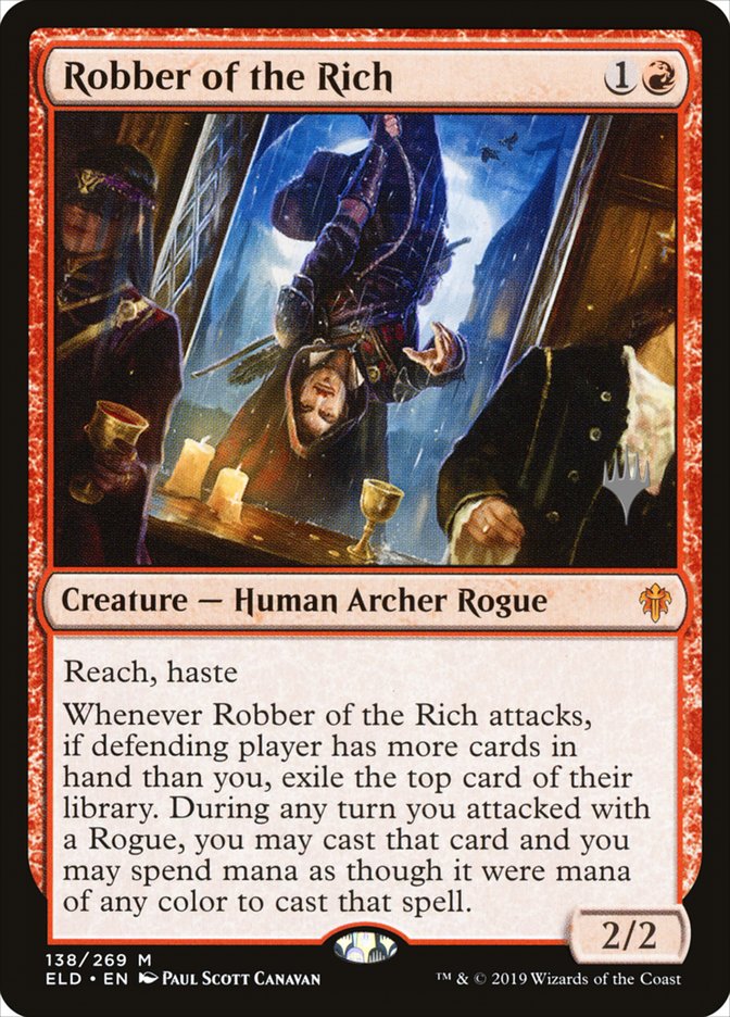 Robber of the Rich (Promo Pack) [Throne of Eldraine Promos] | Galaxy Games LLC