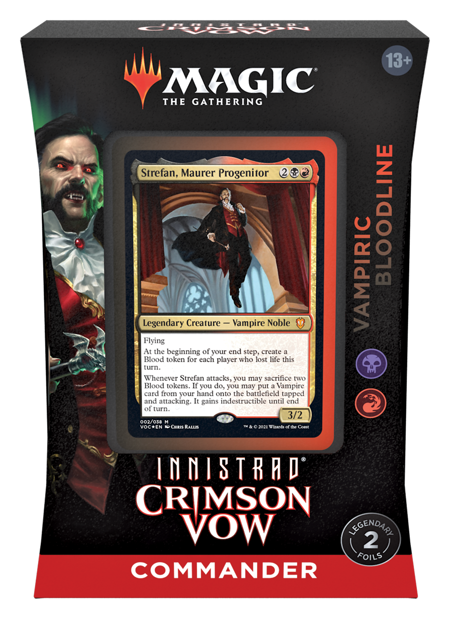 Innistrad: Crimson Vow - Commander Deck Display | Galaxy Games LLC