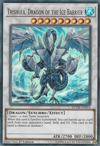 Trishula, Dragon of the Ice Barrier [DUDE-EN014] Ultra Rare | Galaxy Games LLC