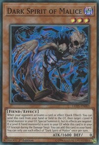 Dark Spirit of Malice [LED5-EN003] Super Rare | Galaxy Games LLC