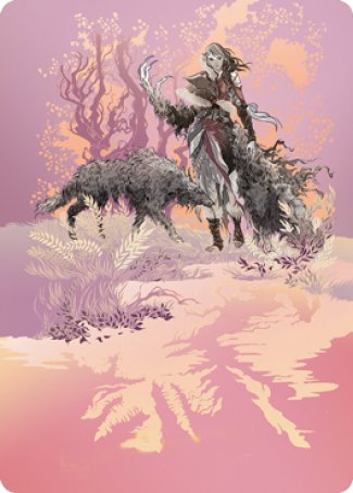 Arlinn, the Pack's Hope 2 Art Card [Innistrad: Midnight Hunt Art Series] | Galaxy Games LLC