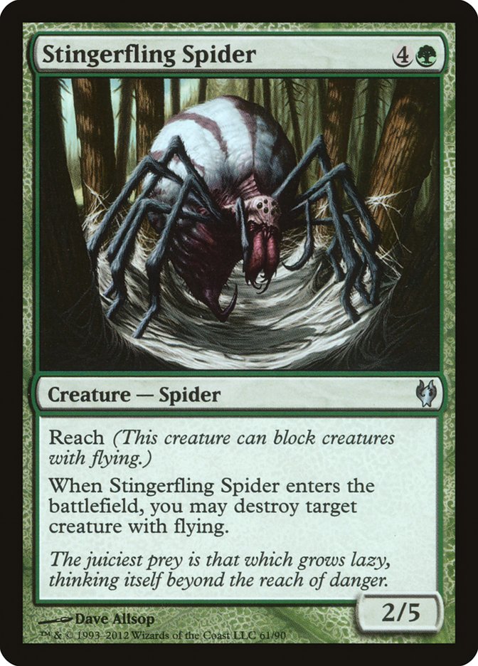 Stingerfling Spider [Duel Decks: Izzet vs. Golgari] | Galaxy Games LLC