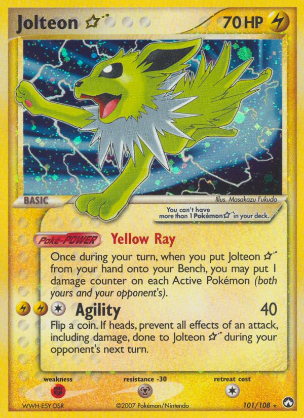 Jolteon Star (101/108) [EX: Power Keepers] | Galaxy Games LLC