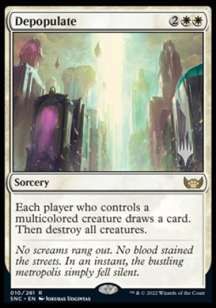 Depopulate (Promo Pack) [Streets of New Capenna Promos] | Galaxy Games LLC