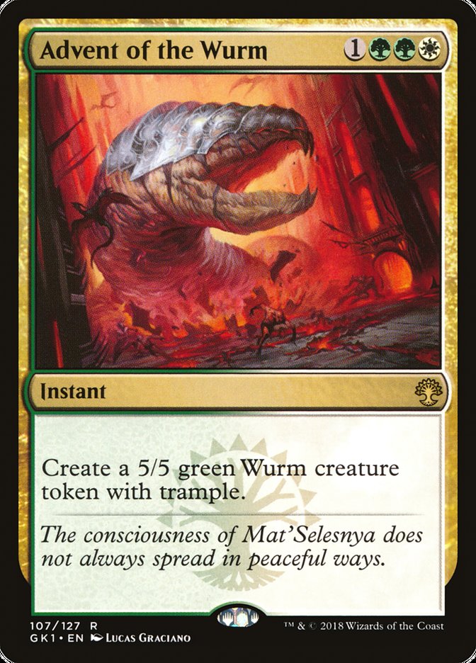 Advent of the Wurm [Guilds of Ravnica Guild Kit] | Galaxy Games LLC