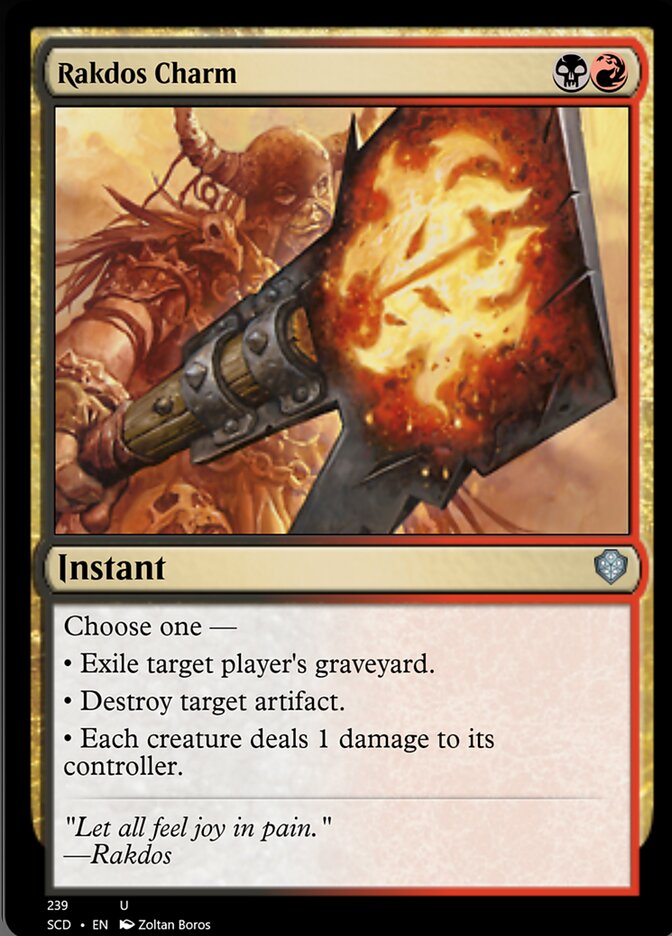 Rakdos Charm [Starter Commander Decks] | Galaxy Games LLC
