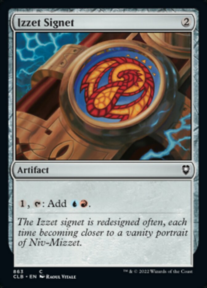 Izzet Signet [Commander Legends: Battle for Baldur's Gate] | Galaxy Games LLC