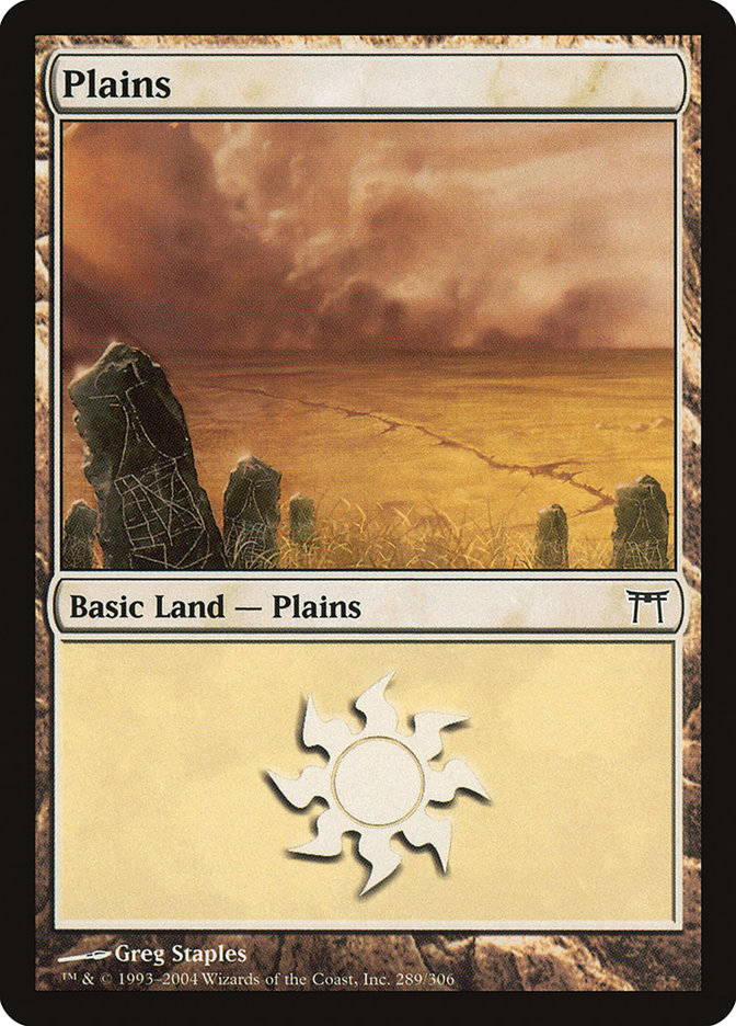 Plains (289) [Champions of Kamigawa] | Galaxy Games LLC