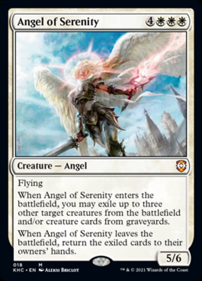 Angel of Serenity [Kaldheim Commander] | Galaxy Games LLC