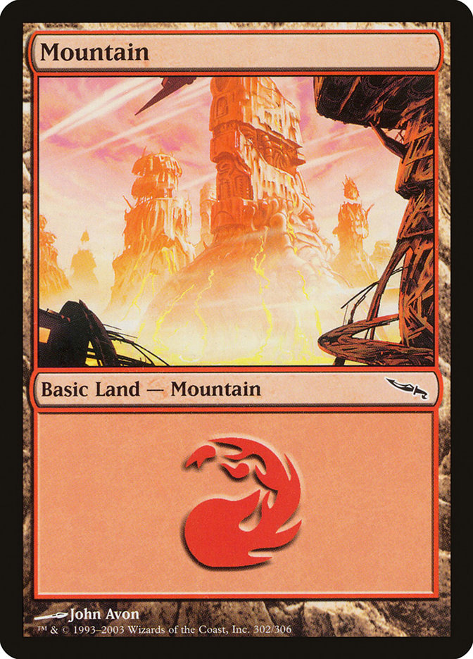 Mountain (302) [Mirrodin] | Galaxy Games LLC
