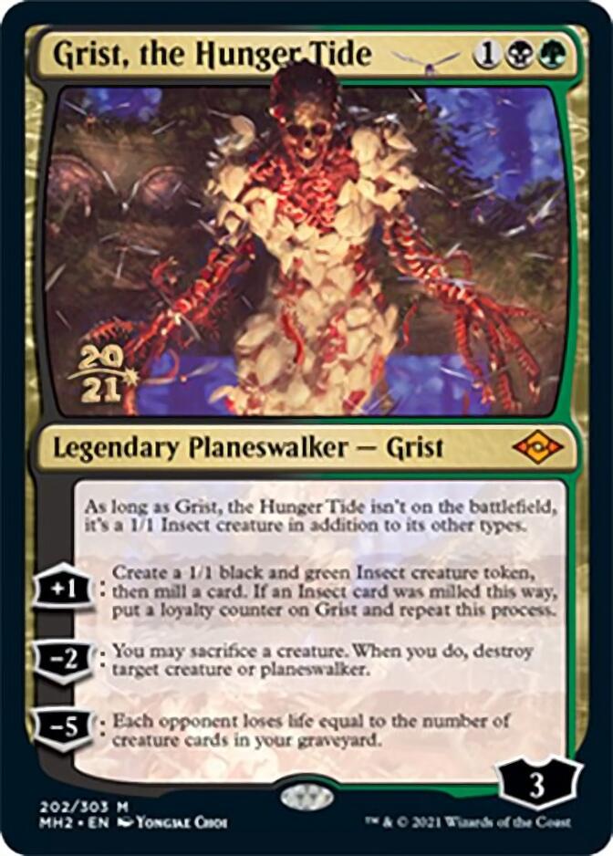 Grist, the Hunger Tide [Modern Horizons 2 Prerelease Promos] | Galaxy Games LLC