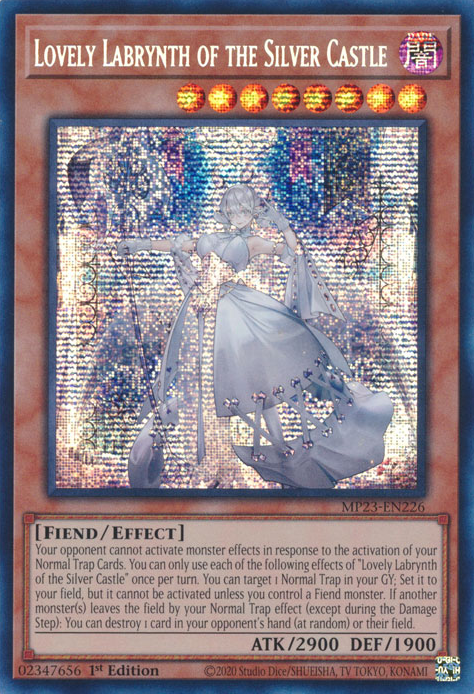 Lovely Labrynth of the Silver Castle [MP23-EN226] Prismatic Secret Rare | Galaxy Games LLC