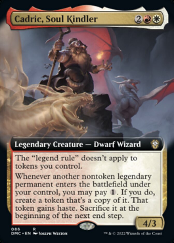 Cadric, Soul Kindler (Extended Art) [Dominaria United Commander] | Galaxy Games LLC