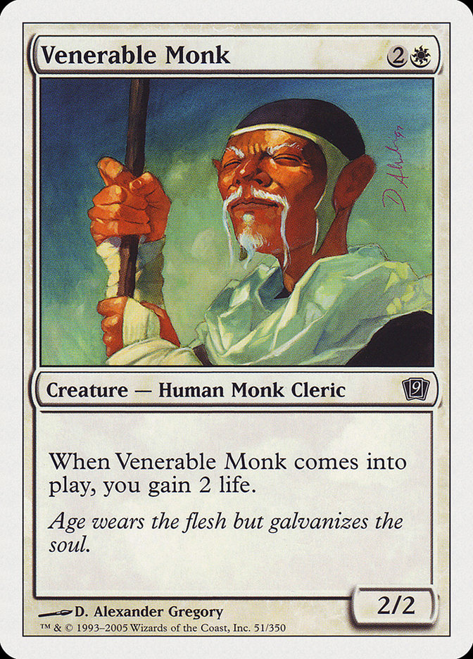 Venerable Monk [Ninth Edition] | Galaxy Games LLC