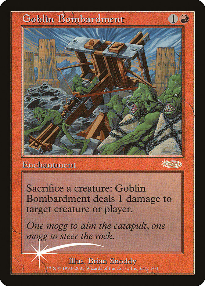 Goblin Bombardment [Friday Night Magic 2003] | Galaxy Games LLC