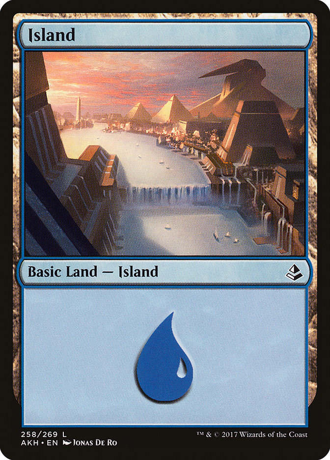 Island (258) [Amonkhet] | Galaxy Games LLC