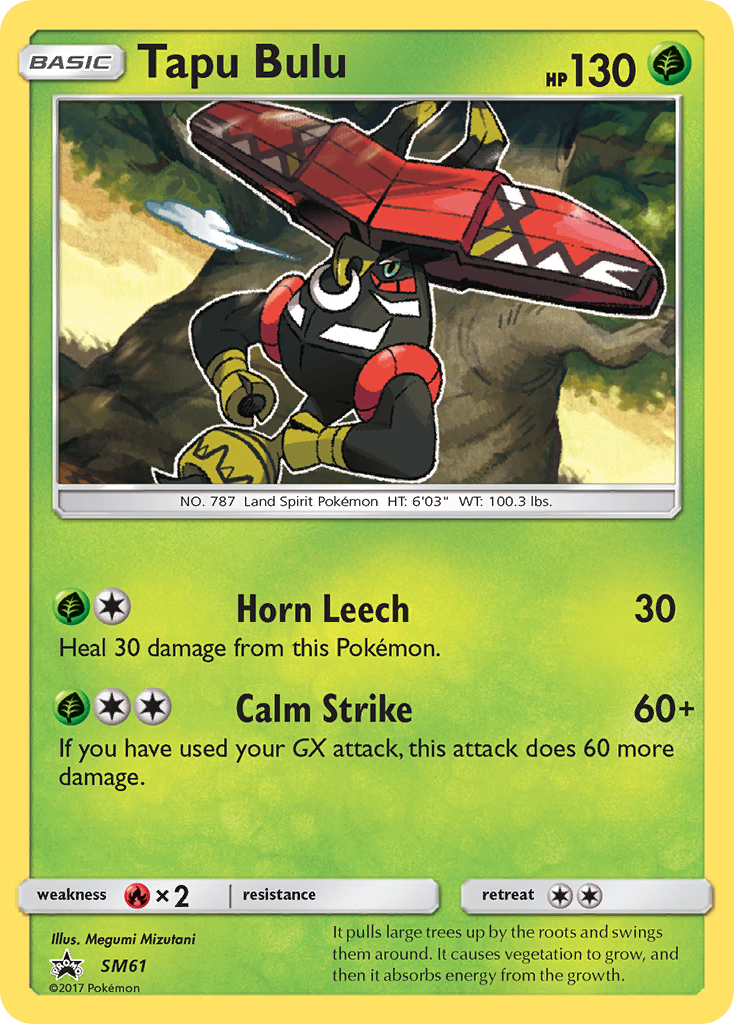 Tapu Bulu (SM61) [Sun & Moon: Black Star Promos] | Galaxy Games LLC