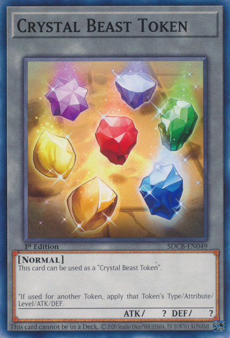 Crystal Beast Token [SDCB-EN049] Common | Galaxy Games LLC