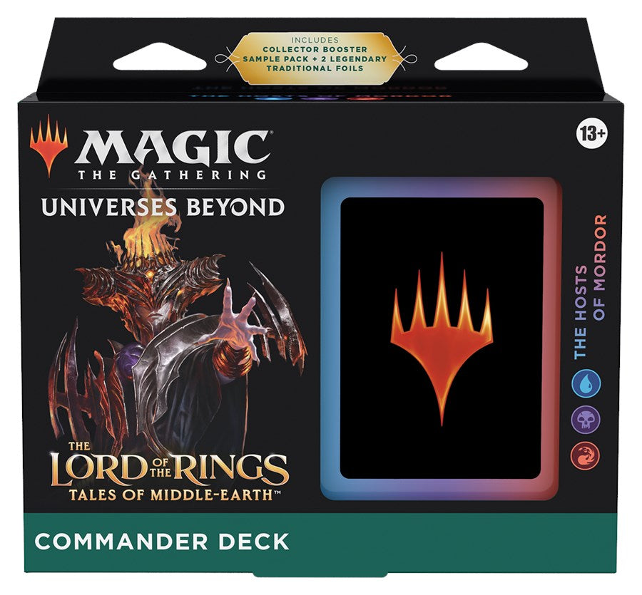 The Lord of the Rings: Tales of Middle-earth - Commander Deck (The Hosts of Mordor) | Galaxy Games LLC