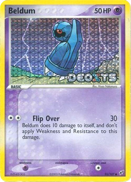 Beldum (55/107) (Stamped) [EX: Deoxys] | Galaxy Games LLC