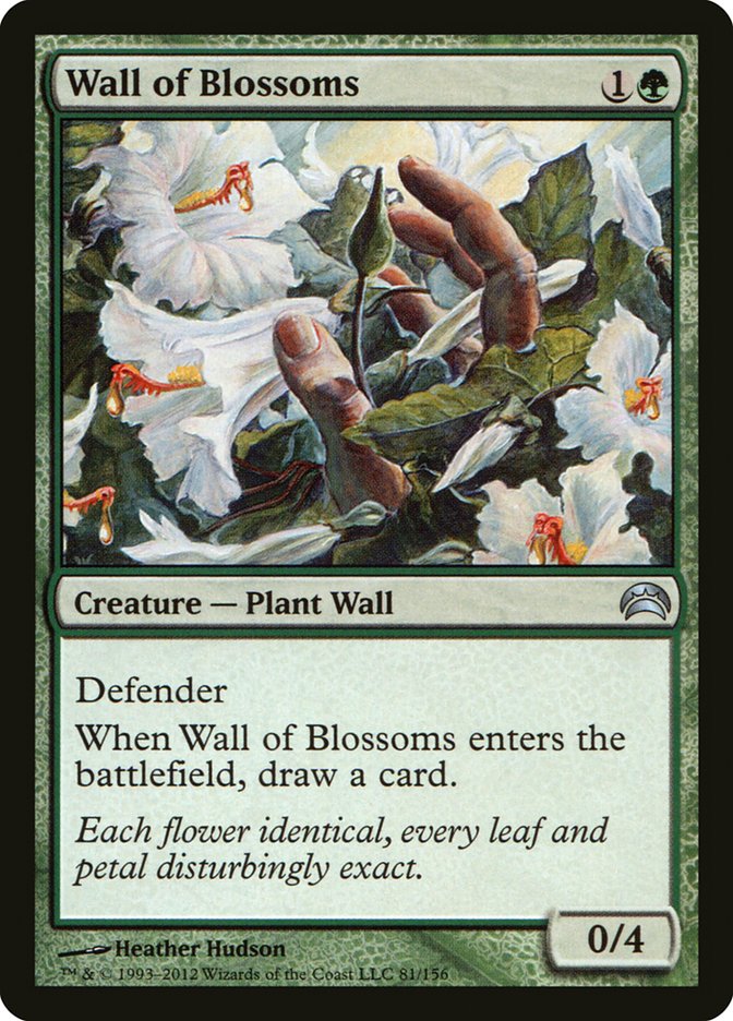 Wall of Blossoms [Planechase 2012] | Galaxy Games LLC