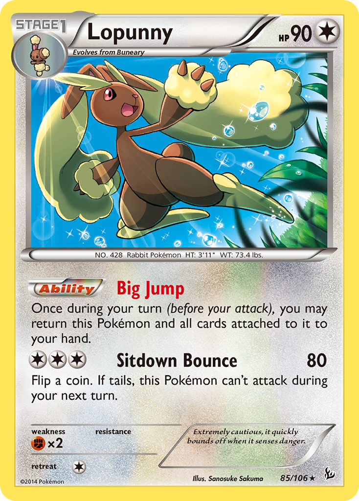 Lopunny (85/106) [XY: Flashfire] | Galaxy Games LLC