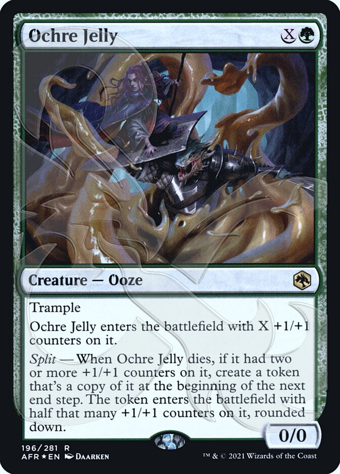 Ochre Jelly (Ampersand Promo) [Dungeons & Dragons: Adventures in the Forgotten Realms Promos] | Galaxy Games LLC