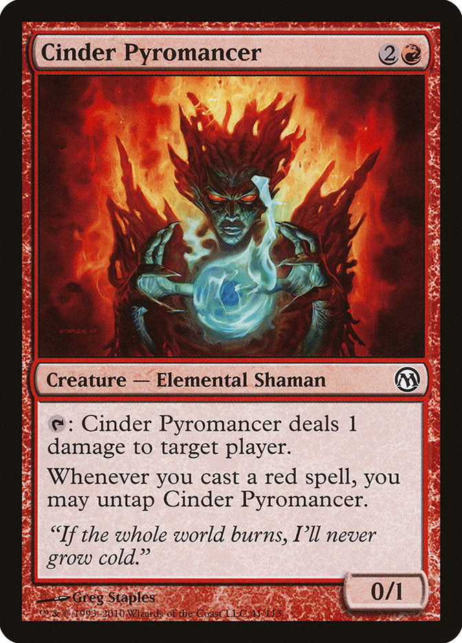 Cinder Pyromancer [Duels of the Planeswalkers] | Galaxy Games LLC