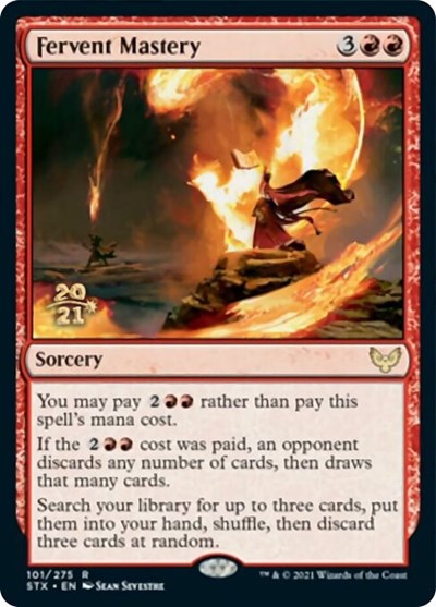 Fervent Mastery [Strixhaven: School of Mages Prerelease Promos] | Galaxy Games LLC
