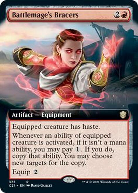 Battlemage's Bracers (Extended Art) [Commander 2021] | Galaxy Games LLC