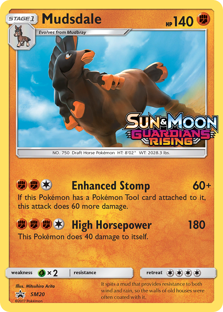 Mudsdale (SM20) [Sun & Moon: Black Star Promos] | Galaxy Games LLC