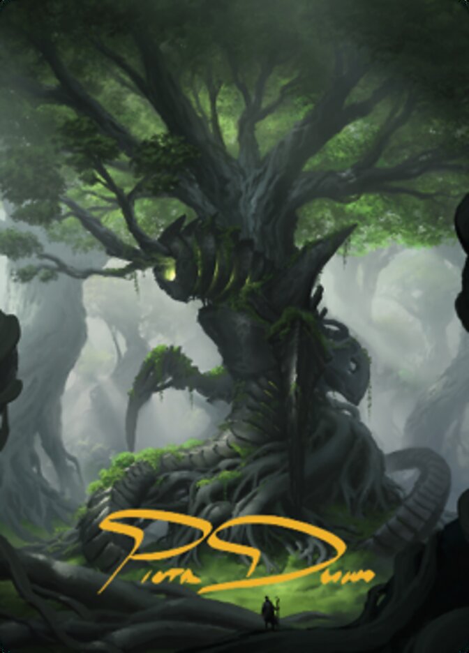 Forest Art Card (Gold-Stamped Signature) [The Brothers' War Art Series] | Galaxy Games LLC