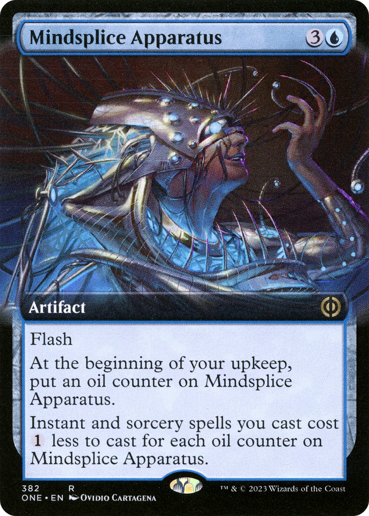 Mindsplice Apparatus (Extended Art) [Phyrexia: All Will Be One] | Galaxy Games LLC