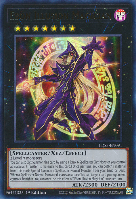 Ebon Illusion Magician [LDS3-EN091] Ultra Rare | Galaxy Games LLC