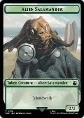 Alien Salamander // Mutant Double-Sided Token [Doctor Who Tokens] | Galaxy Games LLC